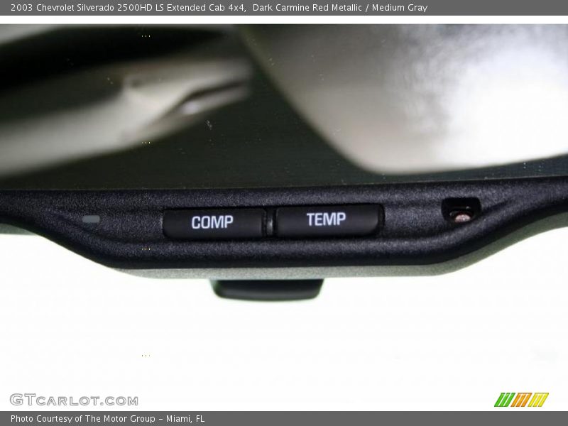 Dark Carmine Red Metallic / Medium Gray 2003 Chevrolet Silverado 2500HD LS Extended Cab 4x4