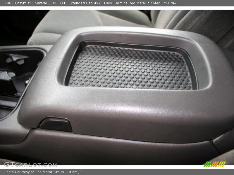 Dark Carmine Red Metallic / Medium Gray 2003 Chevrolet Silverado 2500HD LS Extended Cab 4x4