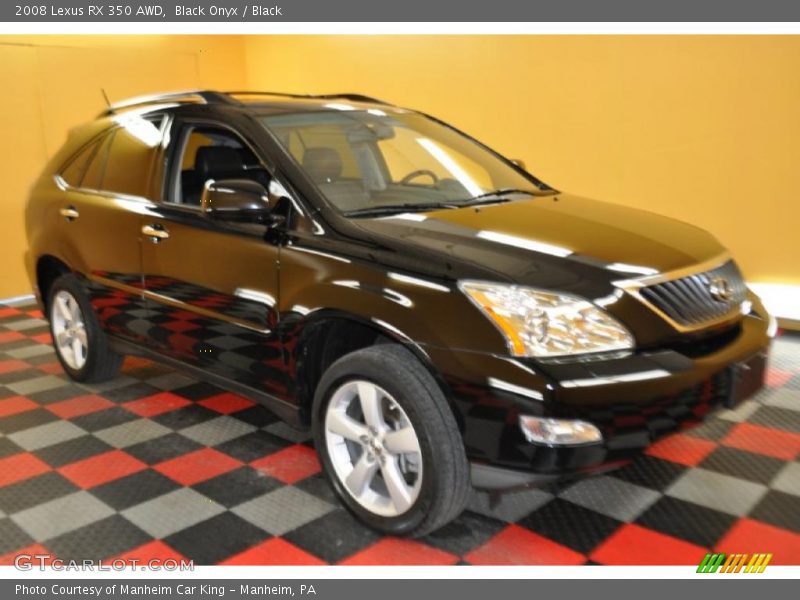 Black Onyx / Black 2008 Lexus RX 350 AWD