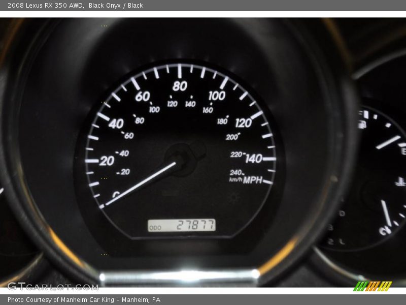 Black Onyx / Black 2008 Lexus RX 350 AWD