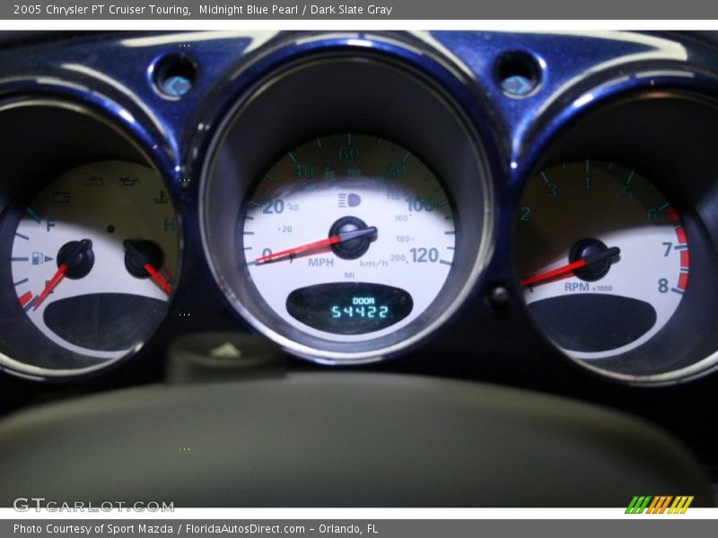 Midnight Blue Pearl / Dark Slate Gray 2005 Chrysler PT Cruiser Touring