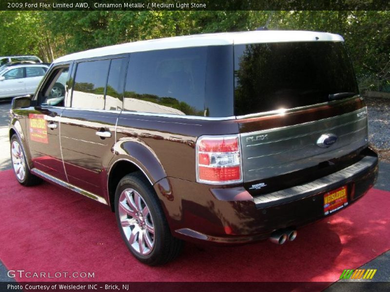 Cinnamon Metallic / Medium Light Stone 2009 Ford Flex Limited AWD