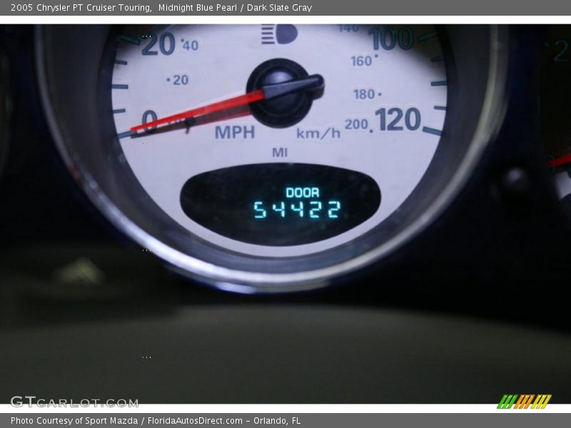 Midnight Blue Pearl / Dark Slate Gray 2005 Chrysler PT Cruiser Touring