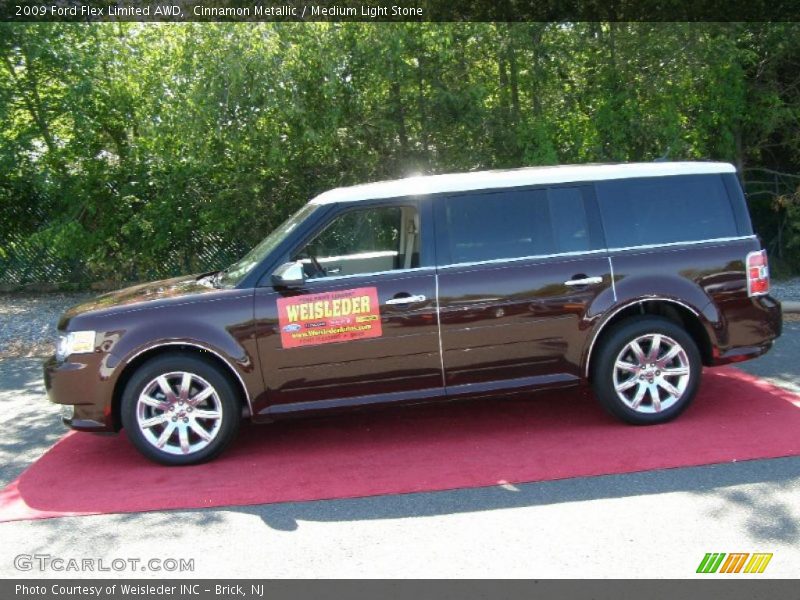 Cinnamon Metallic / Medium Light Stone 2009 Ford Flex Limited AWD