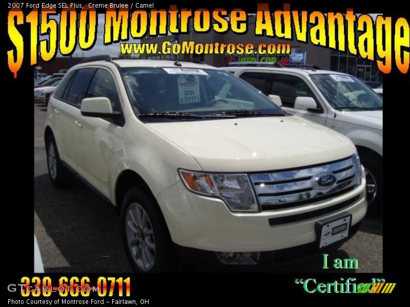 Creme Brulee / Camel 2007 Ford Edge SEL Plus