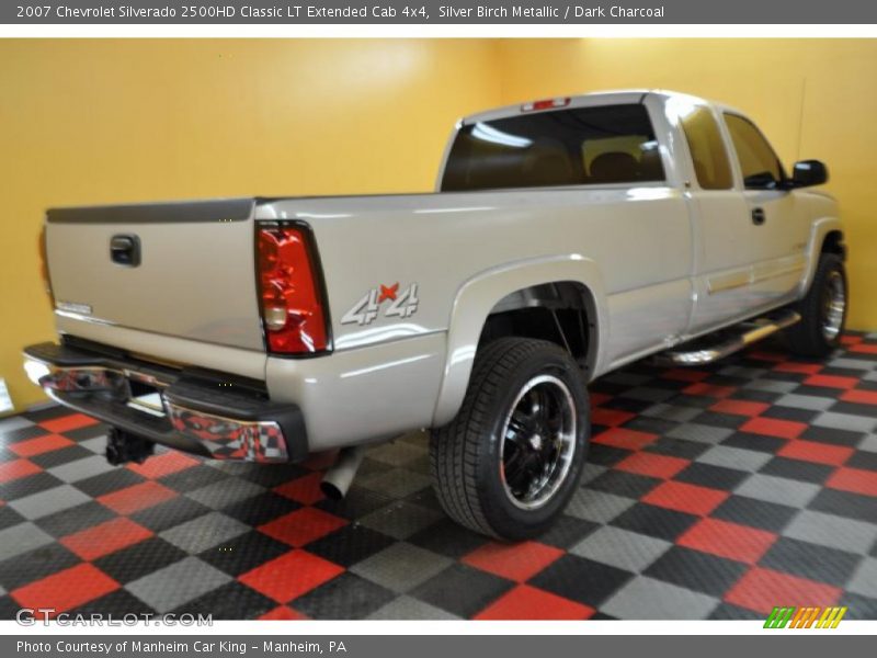 Silver Birch Metallic / Dark Charcoal 2007 Chevrolet Silverado 2500HD Classic LT Extended Cab 4x4