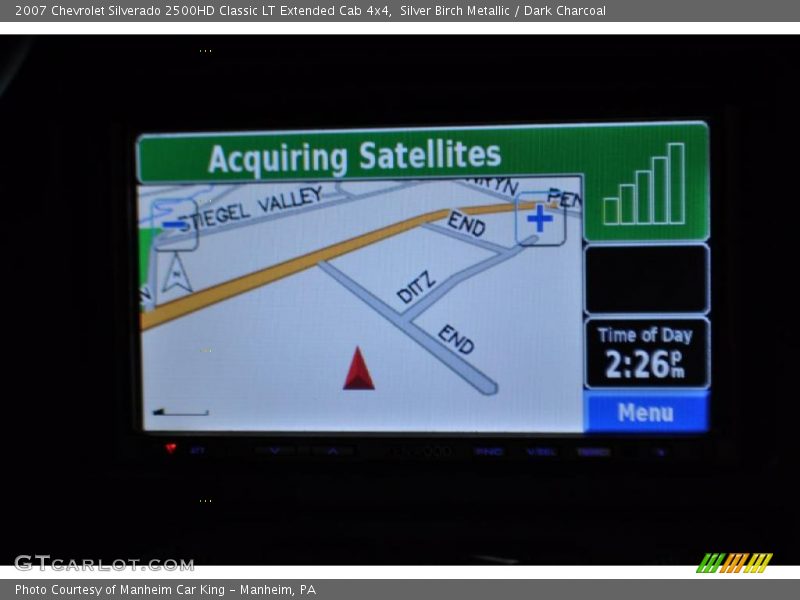 Silver Birch Metallic / Dark Charcoal 2007 Chevrolet Silverado 2500HD Classic LT Extended Cab 4x4