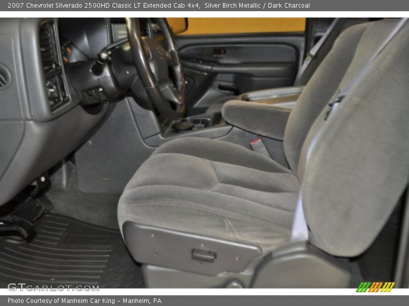 Silver Birch Metallic / Dark Charcoal 2007 Chevrolet Silverado 2500HD Classic LT Extended Cab 4x4
