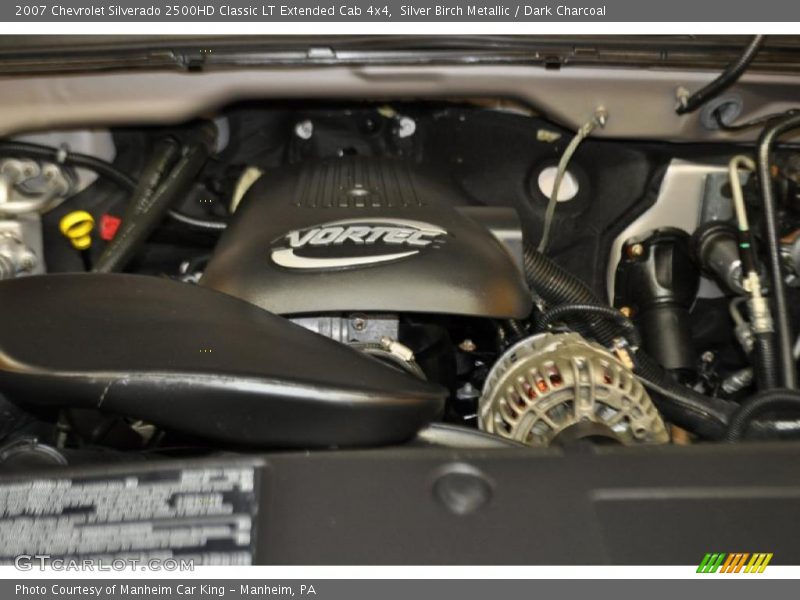 Silver Birch Metallic / Dark Charcoal 2007 Chevrolet Silverado 2500HD Classic LT Extended Cab 4x4