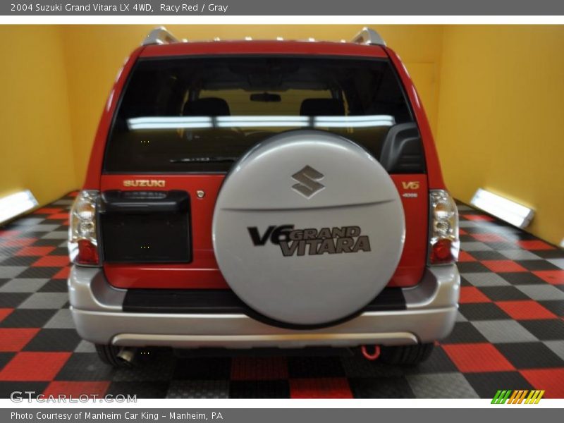 Racy Red / Gray 2004 Suzuki Grand Vitara LX 4WD