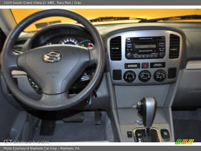 Racy Red / Gray 2004 Suzuki Grand Vitara LX 4WD