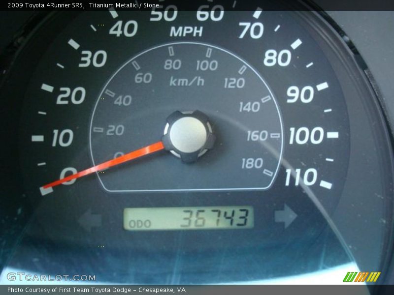 Titanium Metallic / Stone 2009 Toyota 4Runner SR5