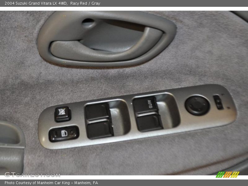 Racy Red / Gray 2004 Suzuki Grand Vitara LX 4WD