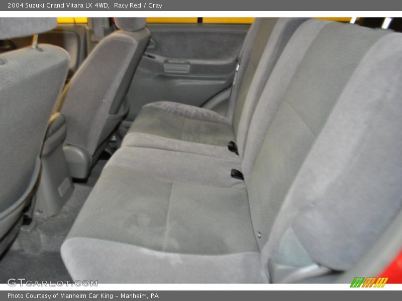 Racy Red / Gray 2004 Suzuki Grand Vitara LX 4WD
