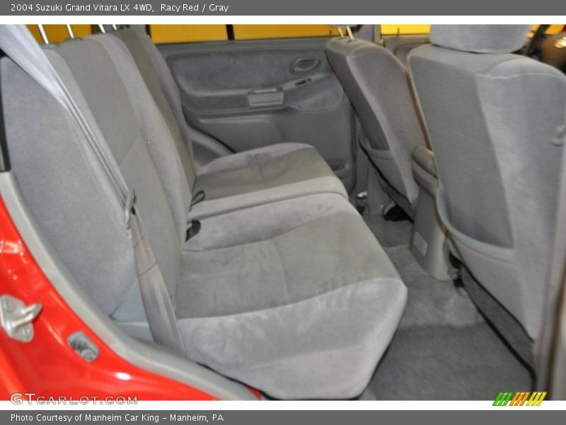Racy Red / Gray 2004 Suzuki Grand Vitara LX 4WD