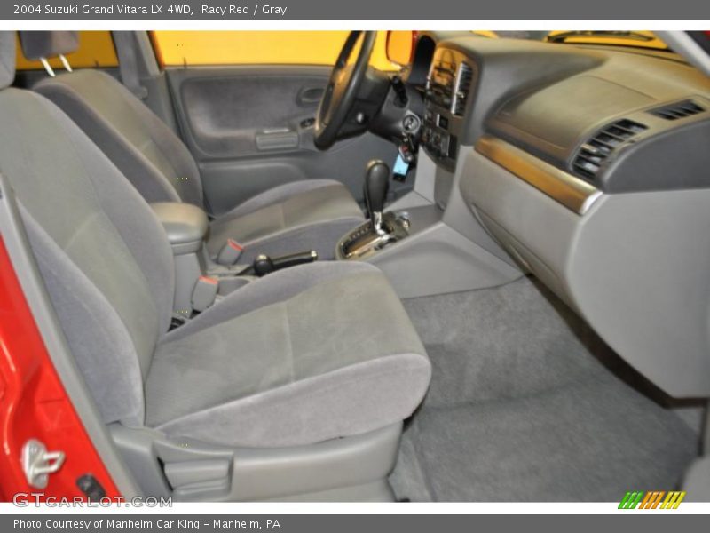 Racy Red / Gray 2004 Suzuki Grand Vitara LX 4WD