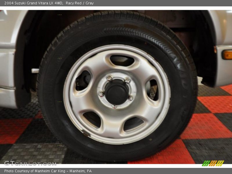 Racy Red / Gray 2004 Suzuki Grand Vitara LX 4WD