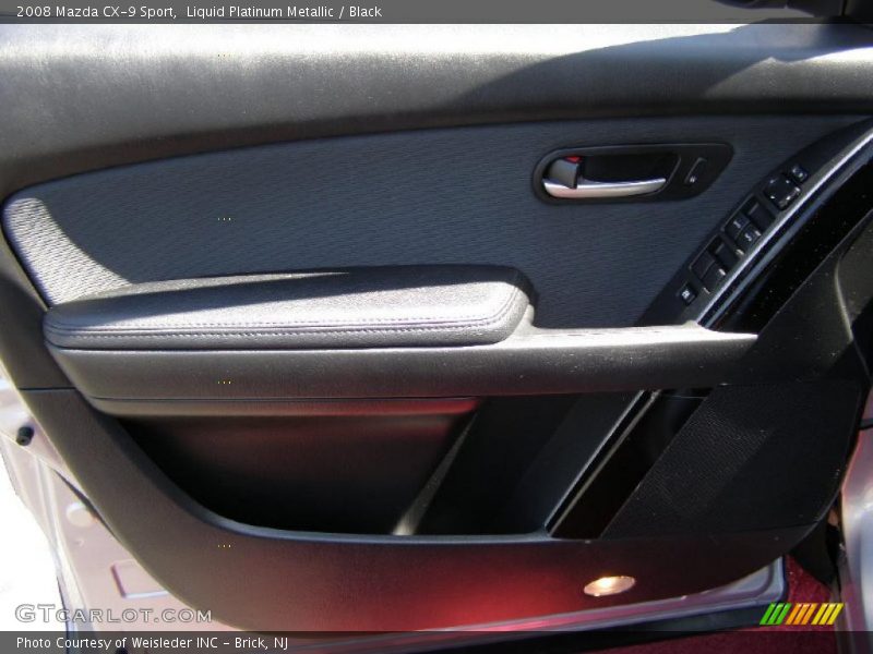 Liquid Platinum Metallic / Black 2008 Mazda CX-9 Sport