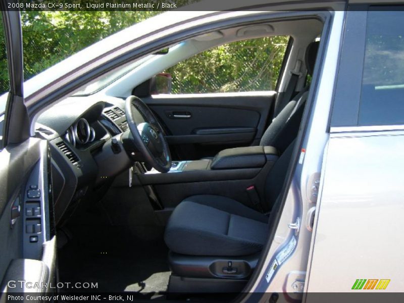 Liquid Platinum Metallic / Black 2008 Mazda CX-9 Sport