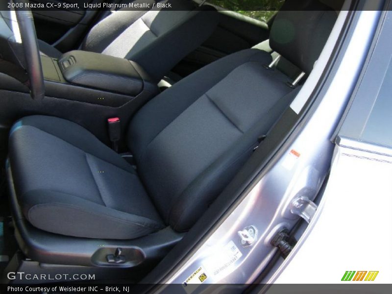 Liquid Platinum Metallic / Black 2008 Mazda CX-9 Sport