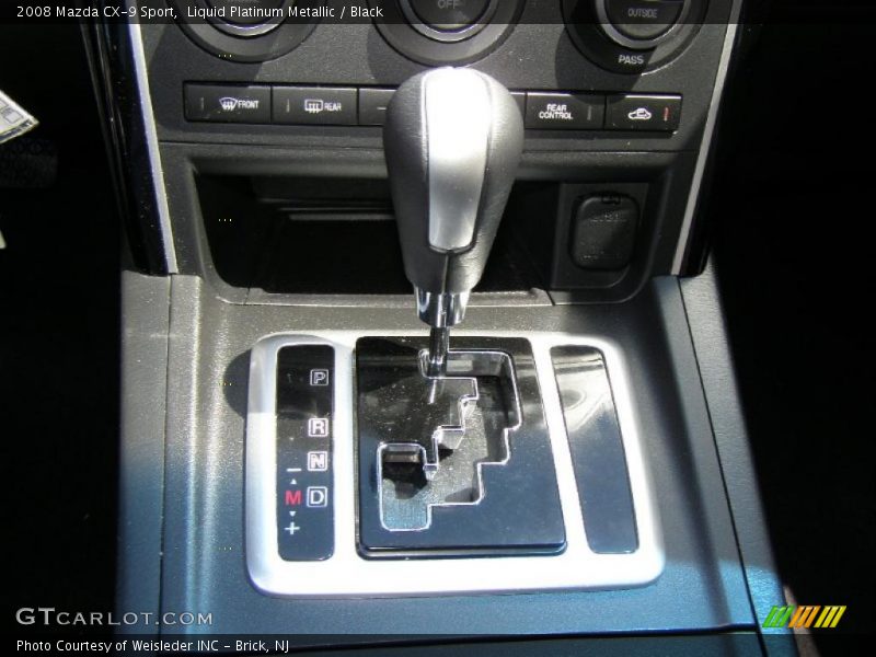 Liquid Platinum Metallic / Black 2008 Mazda CX-9 Sport