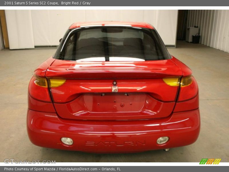 Bright Red / Gray 2001 Saturn S Series SC2 Coupe