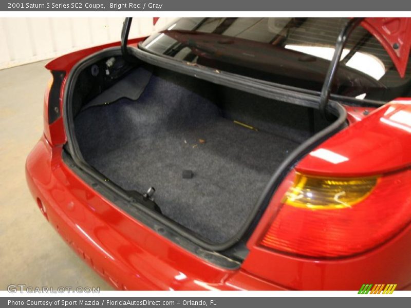 Bright Red / Gray 2001 Saturn S Series SC2 Coupe