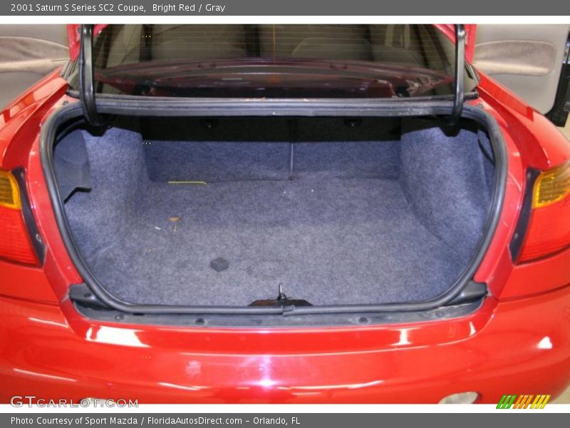 Bright Red / Gray 2001 Saturn S Series SC2 Coupe
