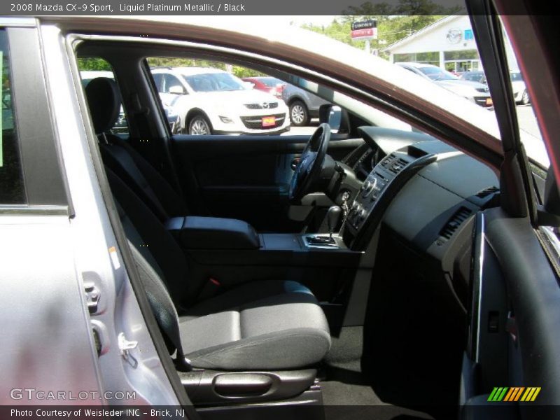 Liquid Platinum Metallic / Black 2008 Mazda CX-9 Sport