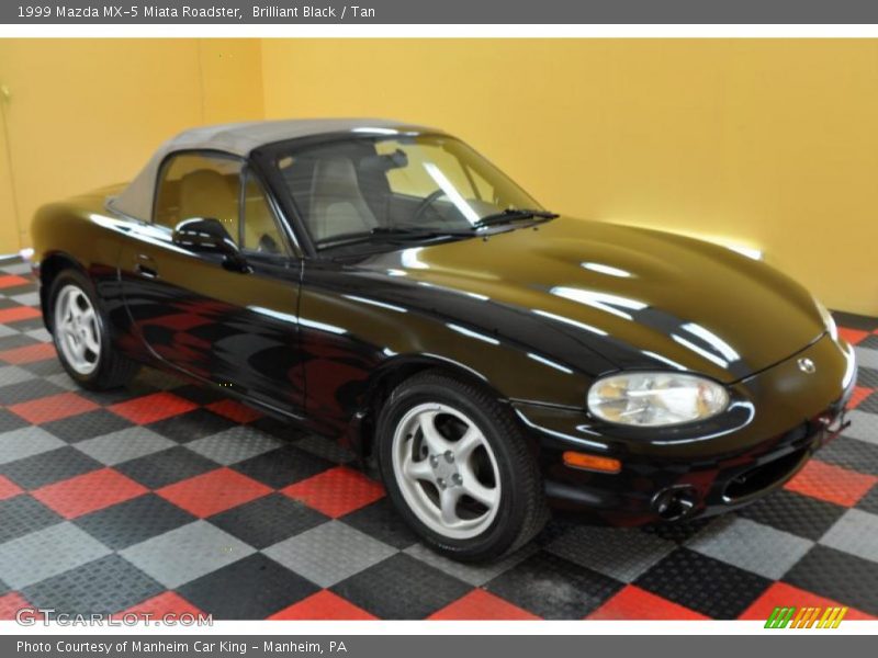 Brilliant Black / Tan 1999 Mazda MX-5 Miata Roadster