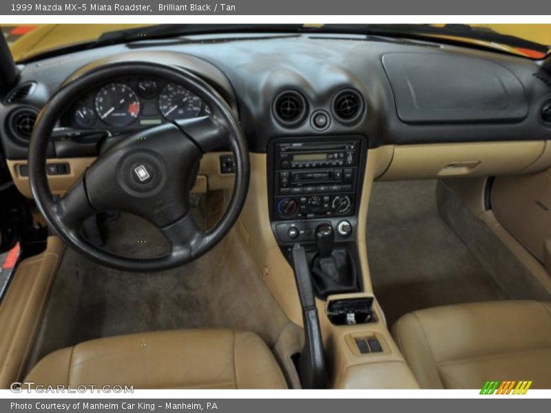 Brilliant Black / Tan 1999 Mazda MX-5 Miata Roadster