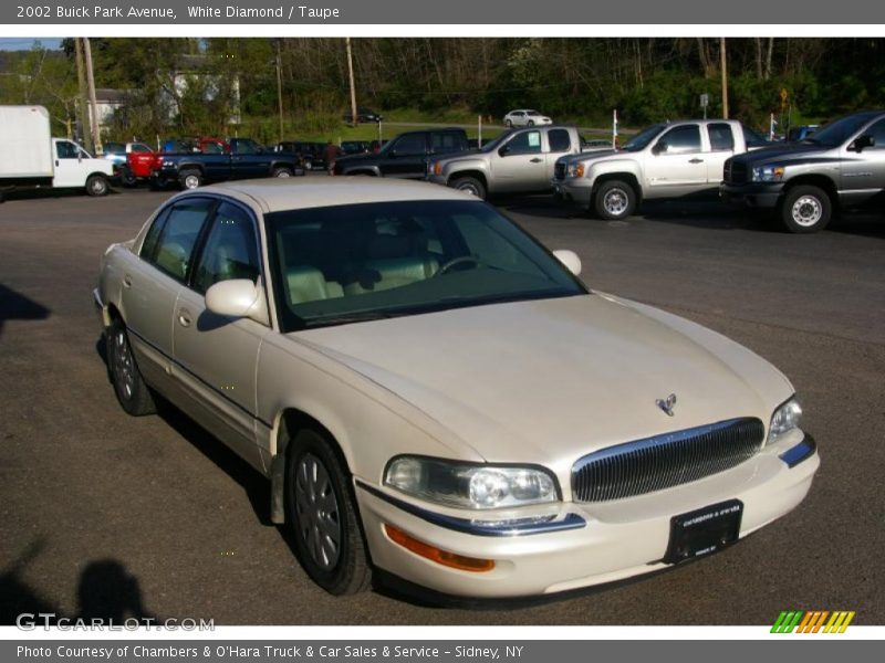 White Diamond / Taupe 2002 Buick Park Avenue