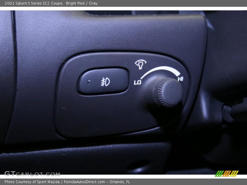 Bright Red / Gray 2001 Saturn S Series SC2 Coupe