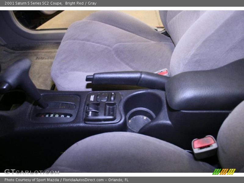 Bright Red / Gray 2001 Saturn S Series SC2 Coupe