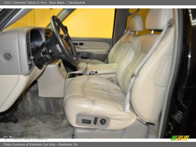 Onyx Black / Tan/Neutral 2001 Chevrolet Tahoe LS 4x4