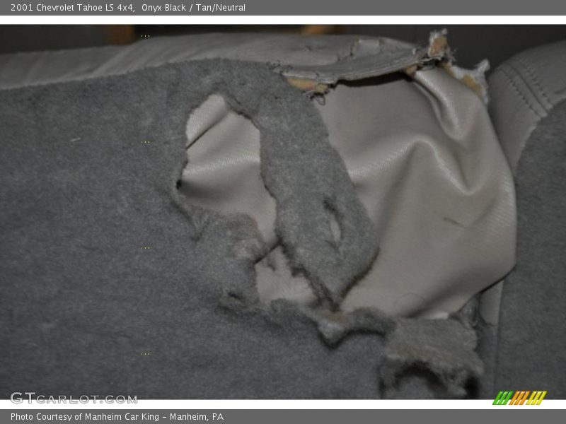 Onyx Black / Tan/Neutral 2001 Chevrolet Tahoe LS 4x4