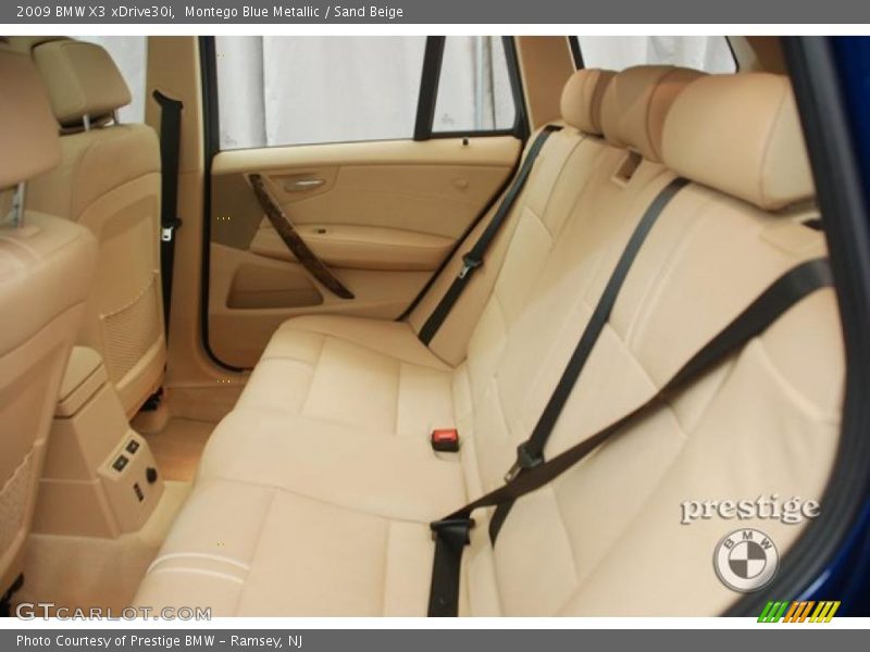 Montego Blue Metallic / Sand Beige 2009 BMW X3 xDrive30i