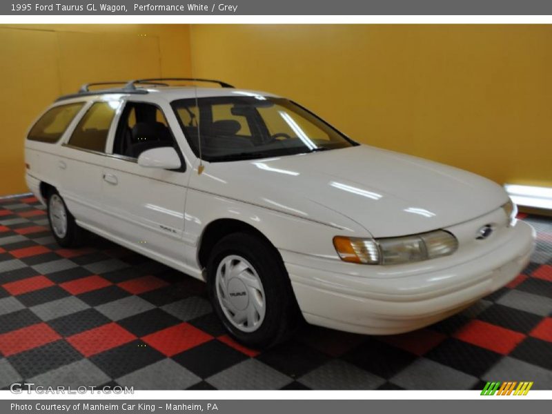 Performance White / Grey 1995 Ford Taurus GL Wagon