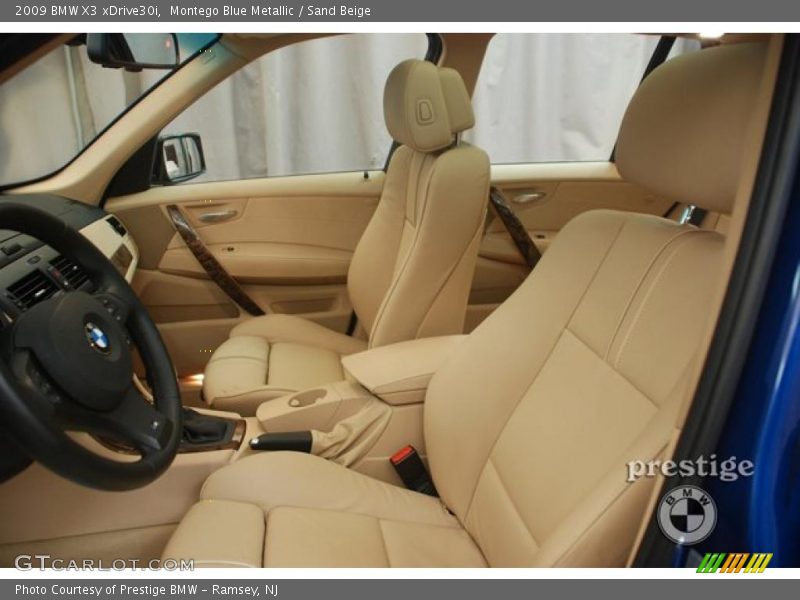 Montego Blue Metallic / Sand Beige 2009 BMW X3 xDrive30i