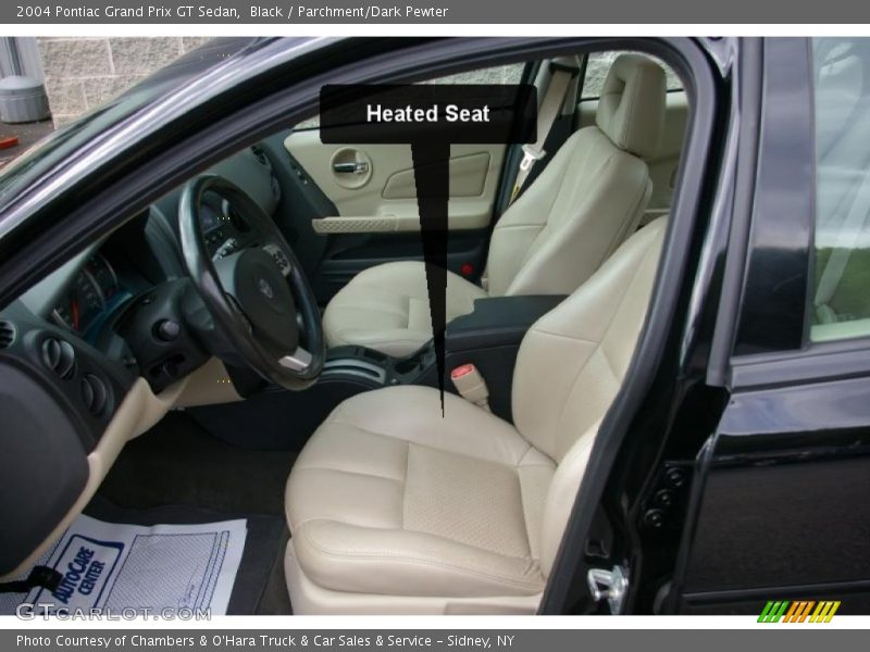 Black / Parchment/Dark Pewter 2004 Pontiac Grand Prix GT Sedan
