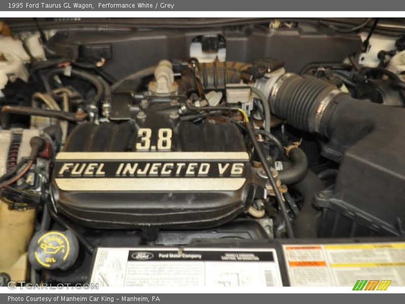 Performance White / Grey 1995 Ford Taurus GL Wagon