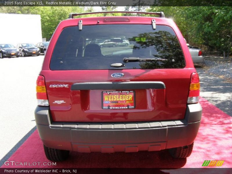 Redfire Metallic / Medium/Dark Flint Grey 2005 Ford Escape XLS