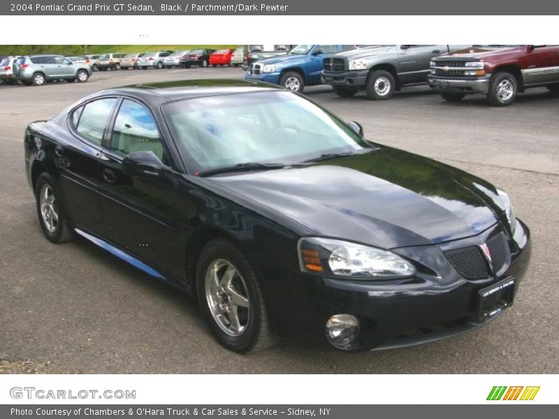 Black / Parchment/Dark Pewter 2004 Pontiac Grand Prix GT Sedan