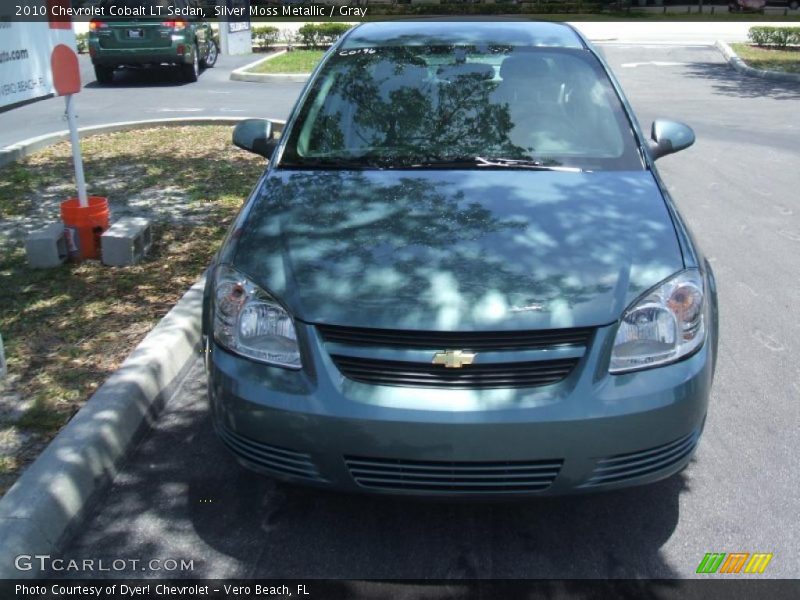 Silver Moss Metallic / Gray 2010 Chevrolet Cobalt LT Sedan