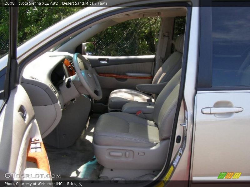 Desert Sand Mica / Fawn 2008 Toyota Sienna XLE AWD