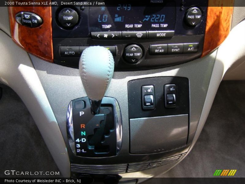 Desert Sand Mica / Fawn 2008 Toyota Sienna XLE AWD
