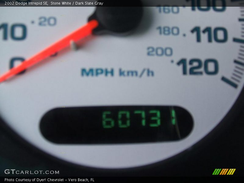 Stone White / Dark Slate Gray 2002 Dodge Intrepid SE