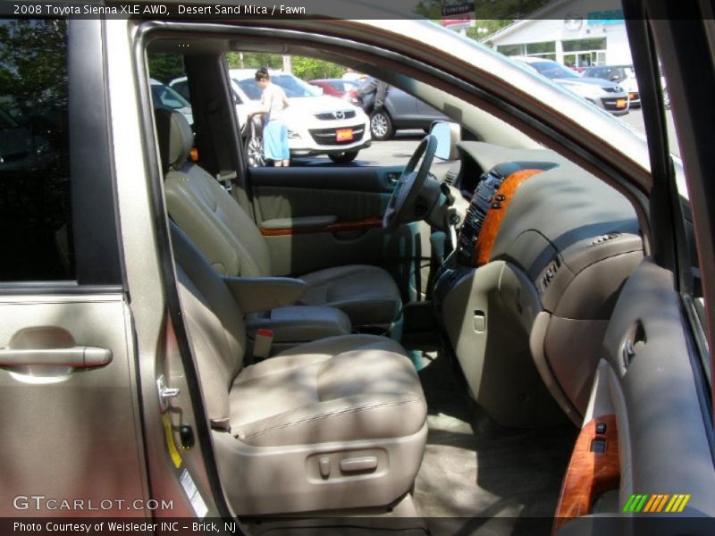 Desert Sand Mica / Fawn 2008 Toyota Sienna XLE AWD