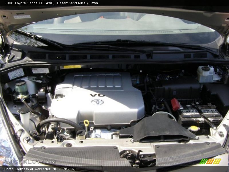 Desert Sand Mica / Fawn 2008 Toyota Sienna XLE AWD