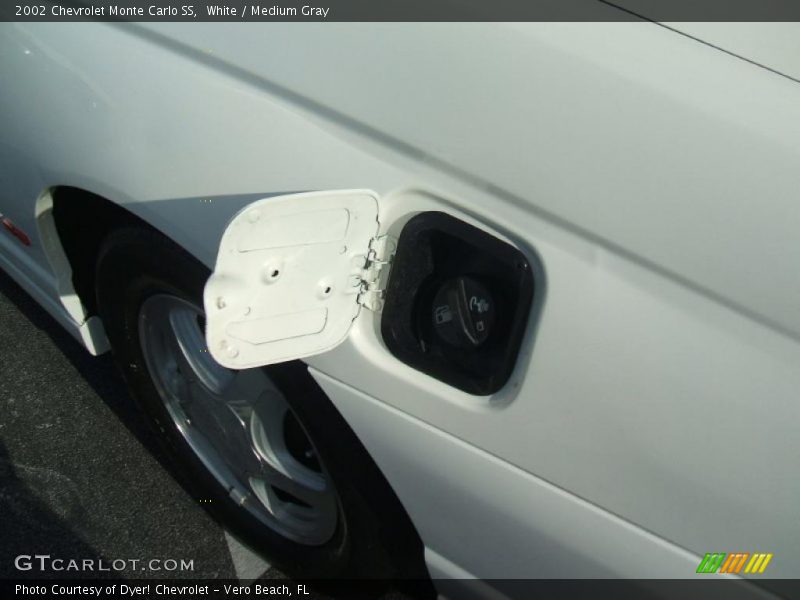 White / Medium Gray 2002 Chevrolet Monte Carlo SS